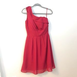 One Shoulder Bridesmaid Dress